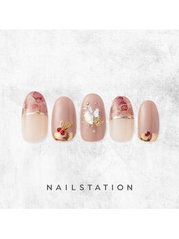 ネイルステーション たまプラーザテラス店(NAIL STATION)/クリスマスネイル／パラジェル