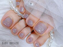 nail salon BABY BREATH【ネイルサロン　ベイビーブレス】/フットワンカラー