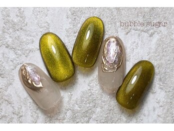 バブル シュガー バイ ネイルクローネ(bublle sugar by.nail crone)/ニュアンス×マグクーポン♪