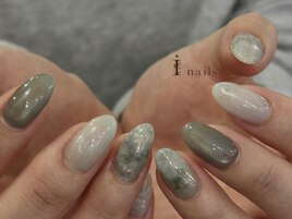 モネ風マグネット新緑ニュアンス