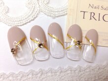 ネイルサロン トリック(Nail Salon TRICK)/ななめフレンチ