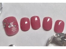 セレクトネイル ココ 秦野店(SELECT NAIL COCO)/フット　雪の結晶