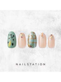 ネイルステーション リンクスウメダ店(NAIL STATION)/お正月／パラジェル