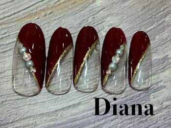 ディアナ ひたちなか高場店(DIANA)/定額ネイル 6600円 B-075