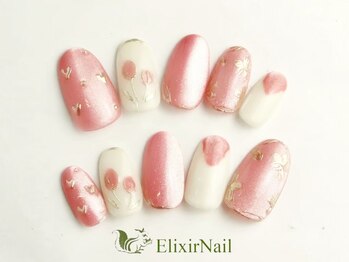 エリクサーネイル 神田(Elixir Nail)/ハンドやり放題/クーポン使用