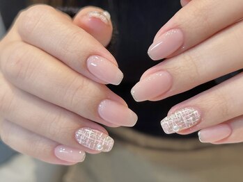 ケーツーネイル(k-two nail)/秋冬ツイードネイル(みな)