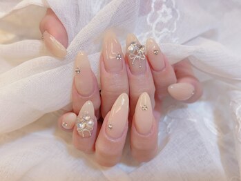 デコール 心斎橋(DECOR)/リボンシンプルネイル