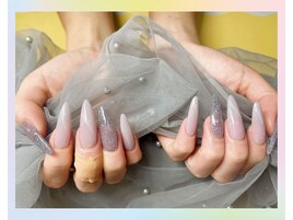 偏光マグネイル+ラメネイル