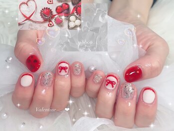 QBネイル 多摩センター店(QB Nail)/バレンタイン♪