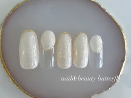 定額デザイン/大人綺麗めネイル