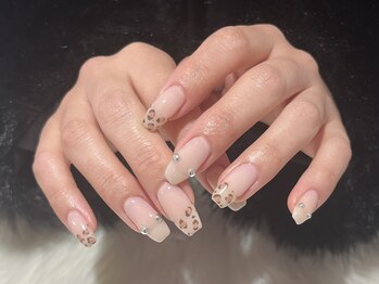 シェルネイル(SHELL NAIL)/レオパード/staff:Yuzuha