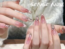 センスネイル 池袋店(Sense Nail)/ピンクチークマグネットフレンチ