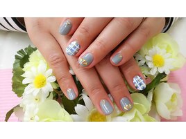 ワンカラー＋チェック