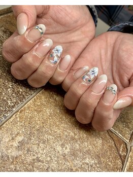 ネイルギャラリーアヴァン(NAIL GALLERY Avant)/お花ネイル