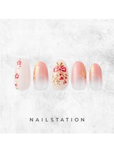 ネイルステーション リンクスウメダ店(NAIL STATION)/お正月／パラジェル