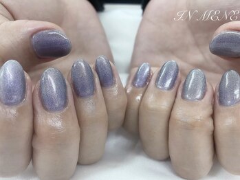 インミニネイルサロン 上野御徒町(INMENE)/ギャラクシー×マグネット¥4980