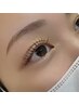 【eye】まつ毛パーマ(上)+フラットラッシュマツエク80本￥12.000-