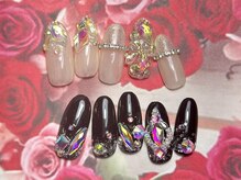 アン ジョーヌドラゴ/【自爪ネイル】キラキラストーン