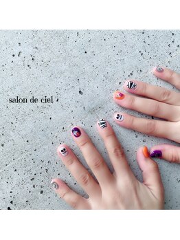サロン ド シエル(Salon de ciel)/ハロウィンネイル♪