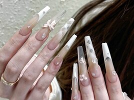 【チェックネイル】