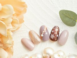 くすみカラー☆雪☆ミラーリング