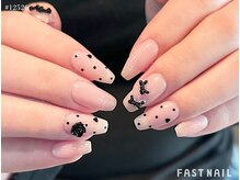 ファストネイル 目黒店(FAST NAIL)/*先着*甘辛ガーリー♪バラネイル