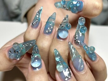 イコイネイル(icoi nail)の写真/《平日限定》長さ出し込みやり放題 18,000→16,000★フォルムにこだわった自然な長さだし★納得の高技術♪
