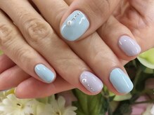 プルミエ ネイル(Premier Nail)/春くすみカラーで☆定額デザイン