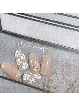 ネイルルージュ(Nail Rouge)/フラワーネイル