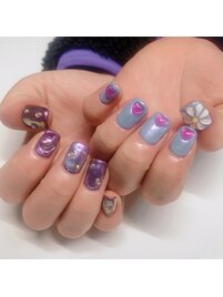 ぷくぷくネイル