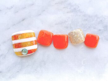 ターラ(Tara)/フット　あざやかオレンジ