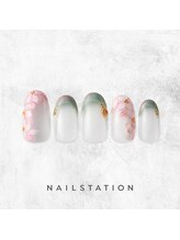 ネイルステーション リンクスウメダ店(NAIL STATION)/フラワーネイル／パラジェル