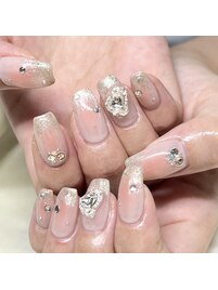 チーク☆ワンホンネイル