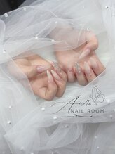 オウラネイルルーム(Aura nail room)/長さだしの2本アート