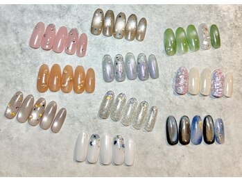 モンルポ 大阪梅田店(MonRepos)の写真/【選べる定額/7,400円】毎月変わる可愛いトレンドデザイン☆迷ったら定額コースでご予約を！