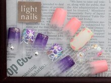 ライトネイルズ イバラキ(light nails IBARAKI)/フラワーネイル♪
