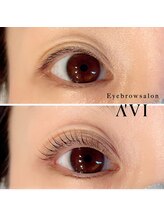 アイブロウサロン アヴィ(A‘VI)/パリジェンヌでリフトアップ効果