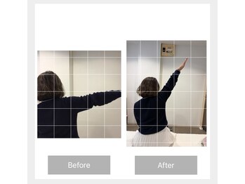 ナオル整体 熊本院(NAORU整体)/【50代女性施術事例　肩外転】