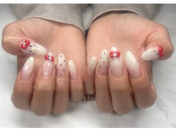 オンショントゥー(enchanteur)/キティちゃんネイル