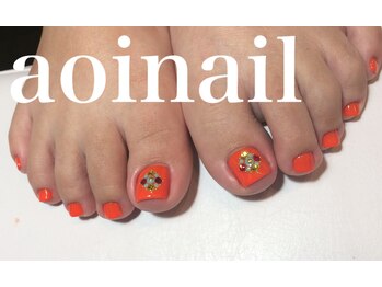 アオイネイル(aoinail)/フットは原色が◎