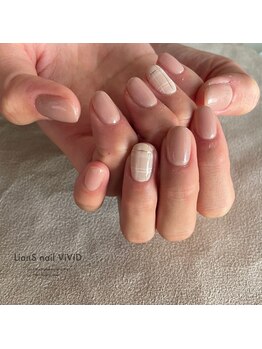 リアンスネイルヴィヴィッド 倉敷店(LianS nail ViViD)/２本アート