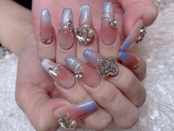 レアネイル 新宿(le'a nail)/マフネットチークネイル