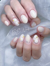 お花デザインネイル