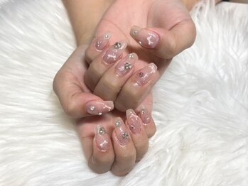 イッポ 四日市(ippo)の写真/[フィルイン/ネイル/学割U24/韓国]最旬パーツ取り揃え◇つけ放題で大満足の仕上がり☆デザインに迷う方に◎