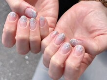 静岡/東静岡/ラメグラデーション/オフィスネイル