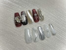 成人式振袖ネイル