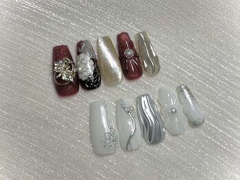 ナナマルニ(702)/成人式振袖ネイル