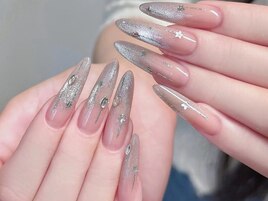 冬ネイル/ツイード/ワンホン