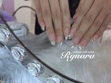 リュアラ(Ryuara)/ラメフレンチ！埋め尽くしネイル