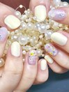 押し花ネイル 